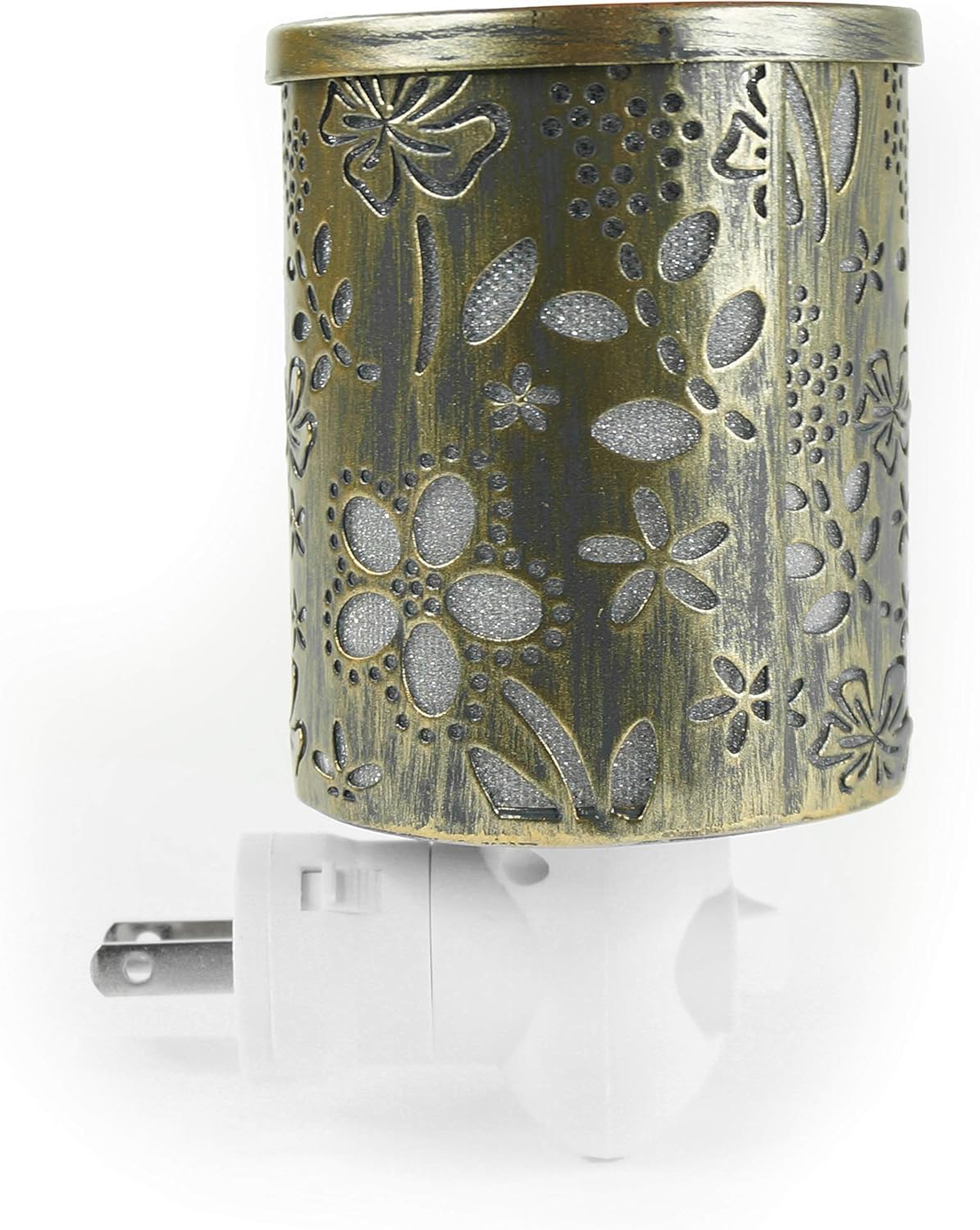 K-Cliffs Bronze Floral Fragrance Warmer Diffuser