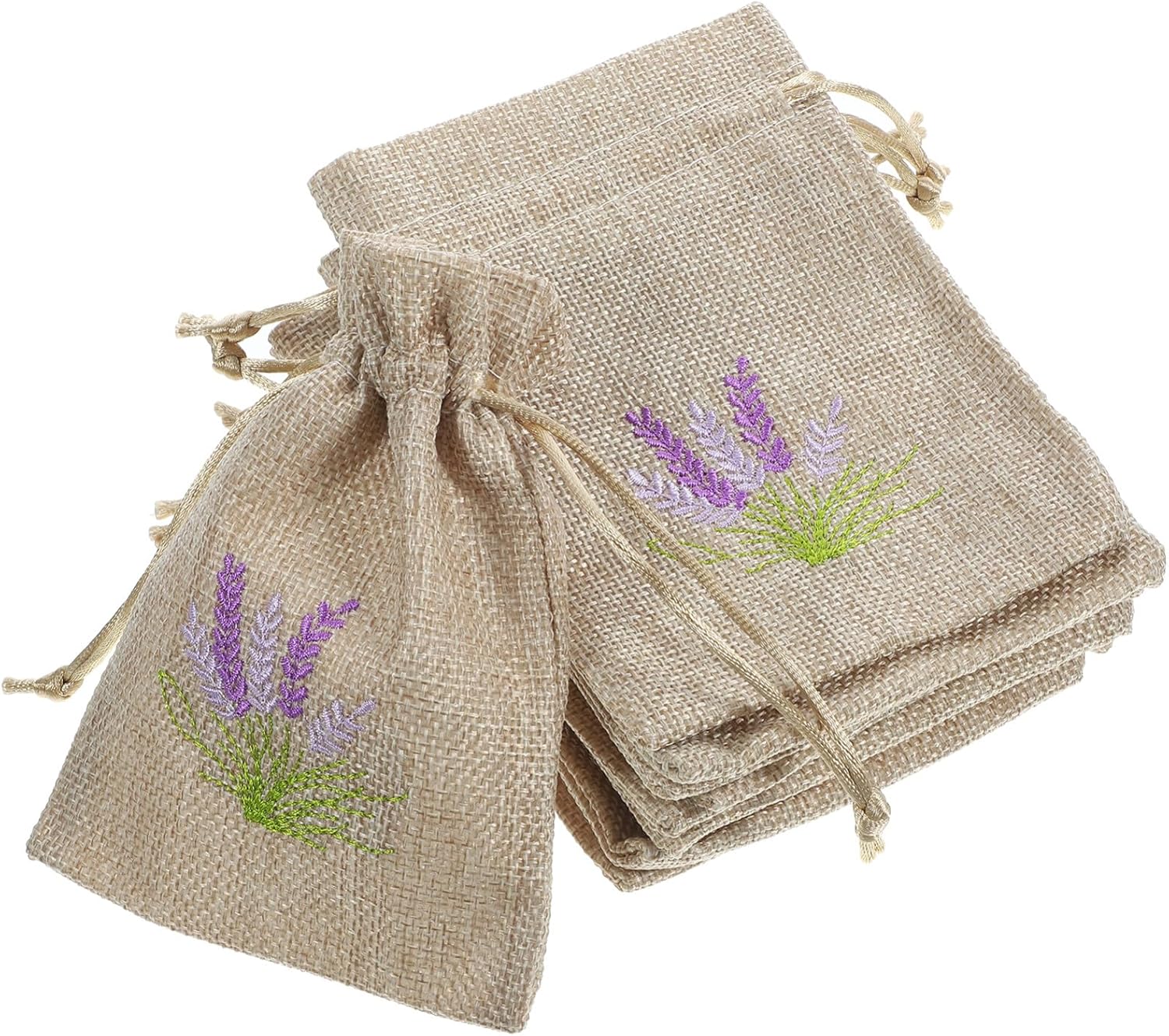 PRETYZOOM Noble Style Muslin Drawstring Sachet Bags for Fragrance