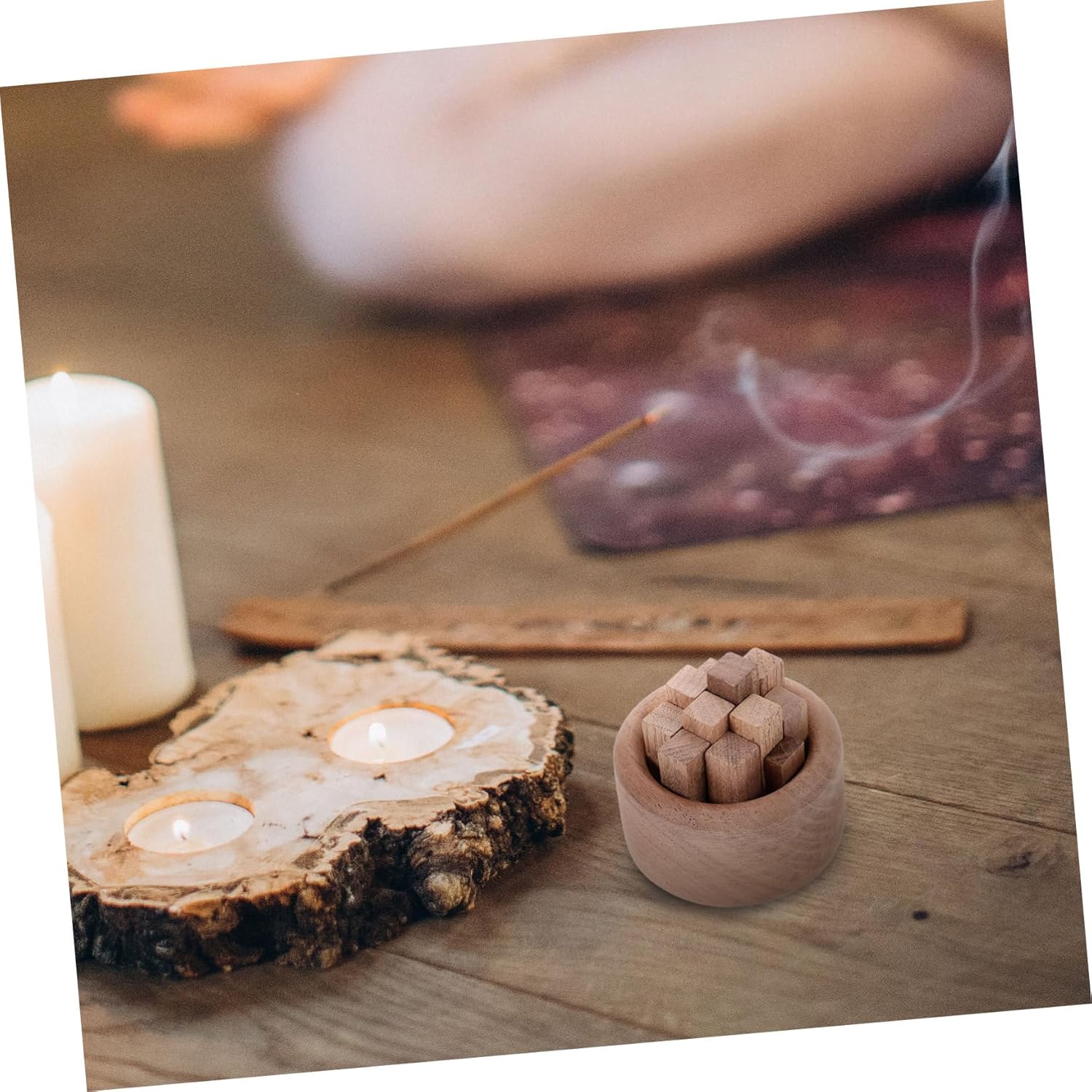 NOLITOY Wood Diffuser Set for Home Use and Meditation