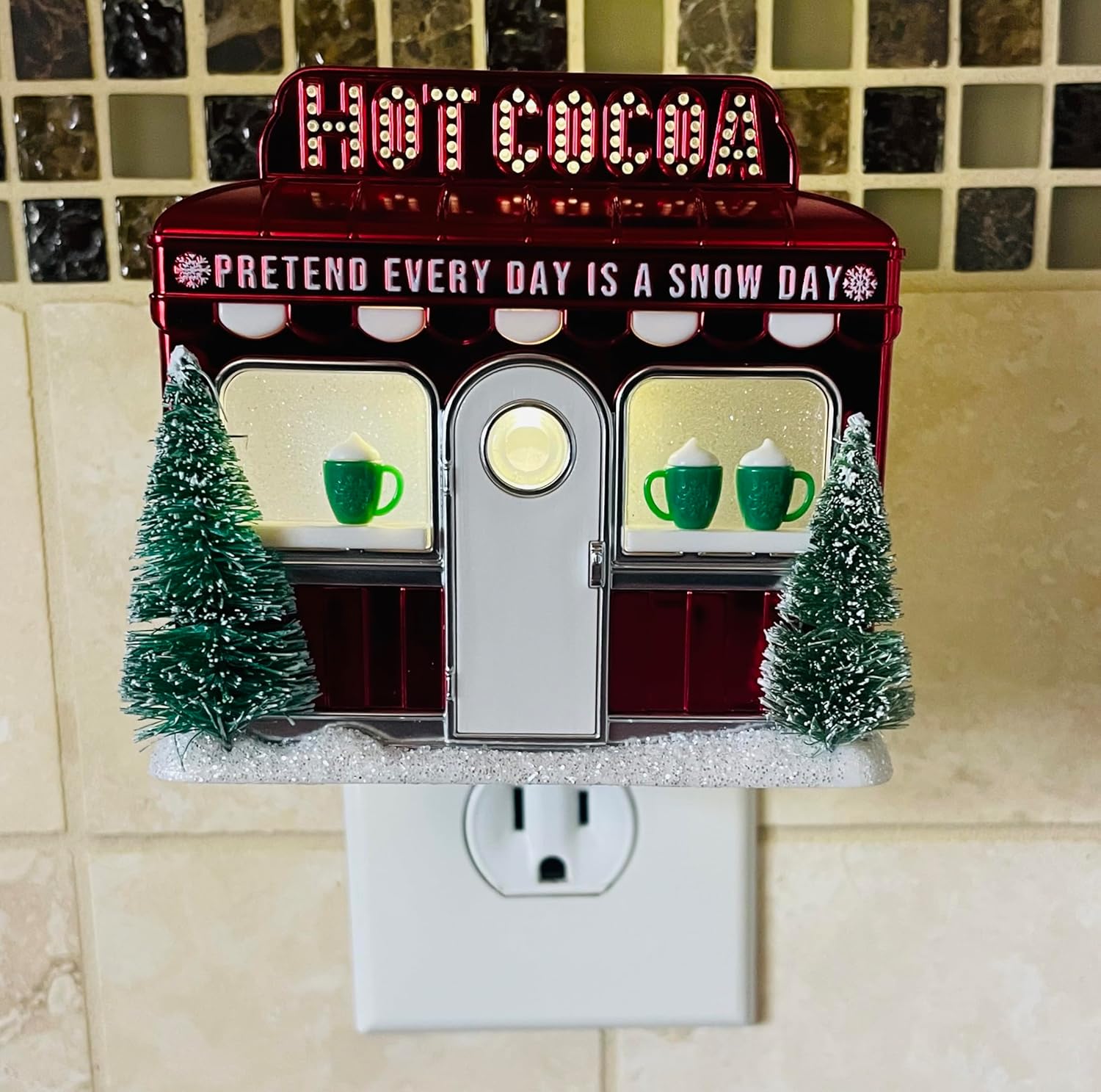 Red Hot Cocoa Wallflowers Nightlight Plug