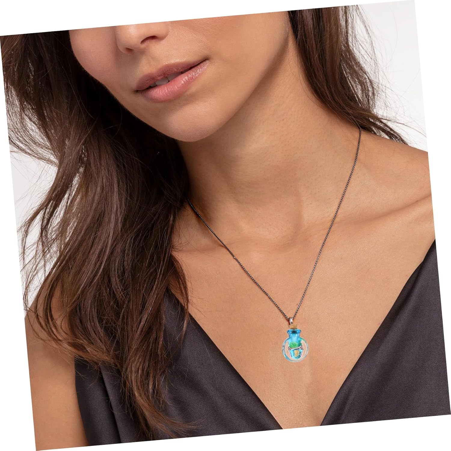 Gatuida Diffuser Pendant Delicate Glass Bottle for Necklaces