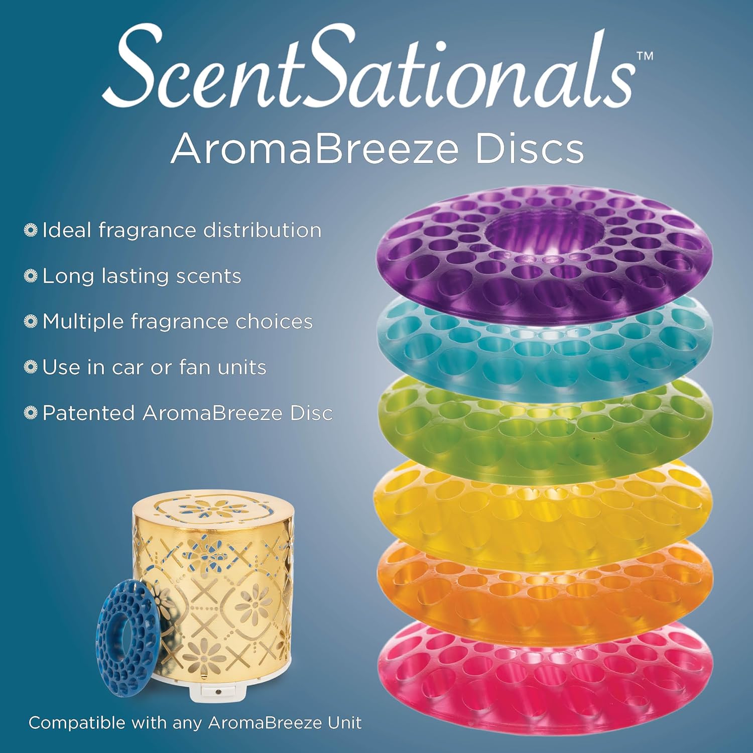ScentSationals AromaBreeze Fan Fragrance Unit - Jungle Floral