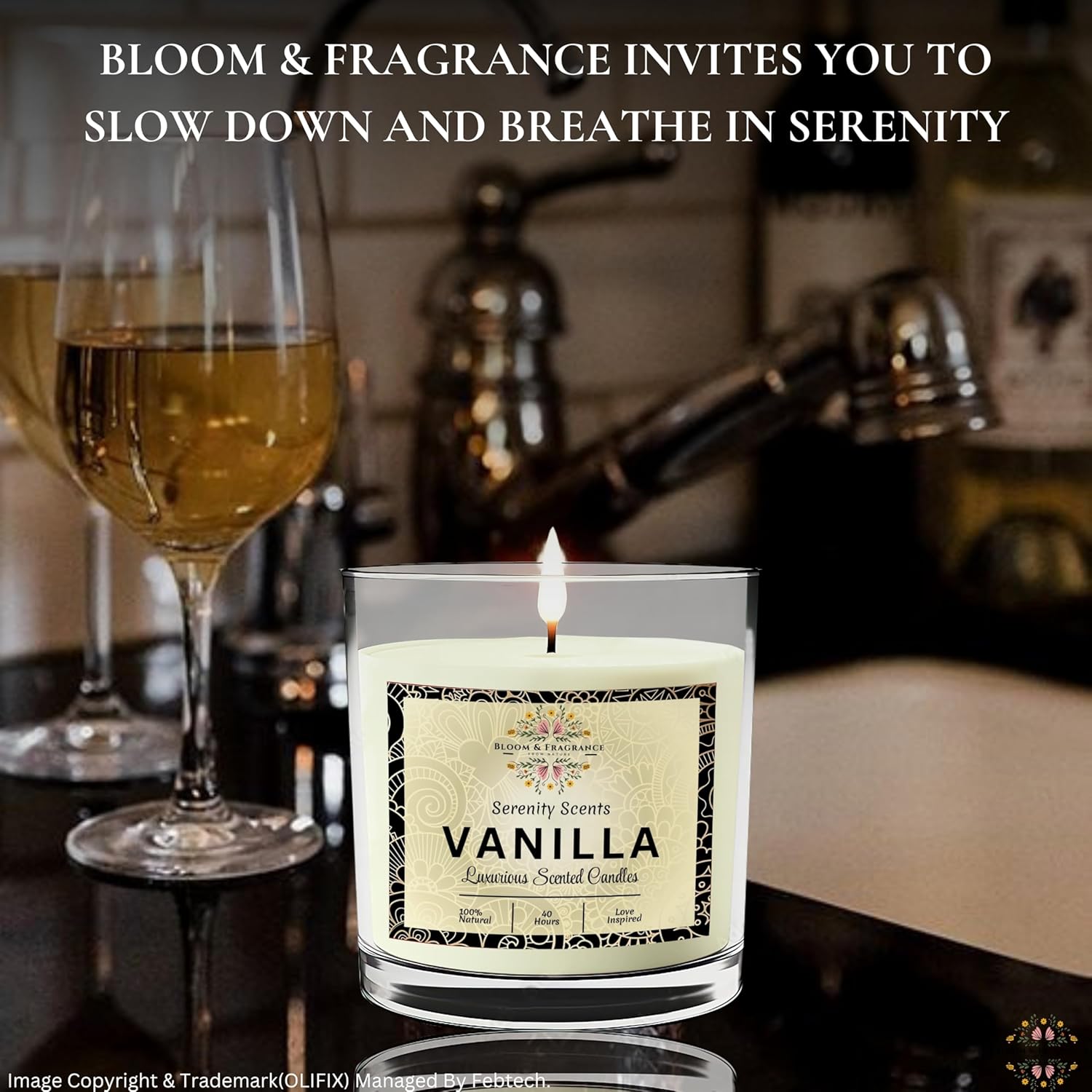 Vanilla Home Fragrance Gift Set with Reed Diffuser Candle and Potpourri