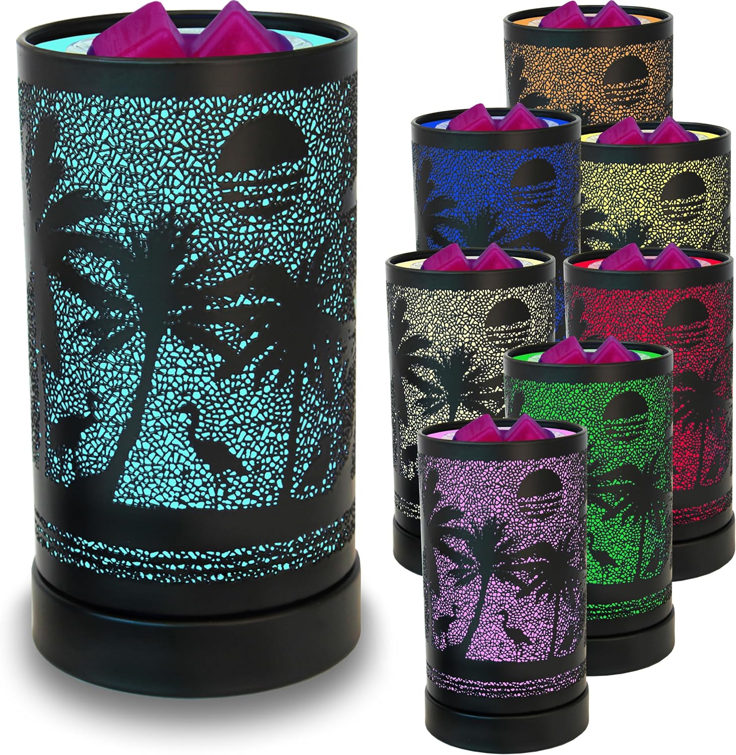 TAESARAM Wax Melt Warmer Tropical Sunset Decor Lamp