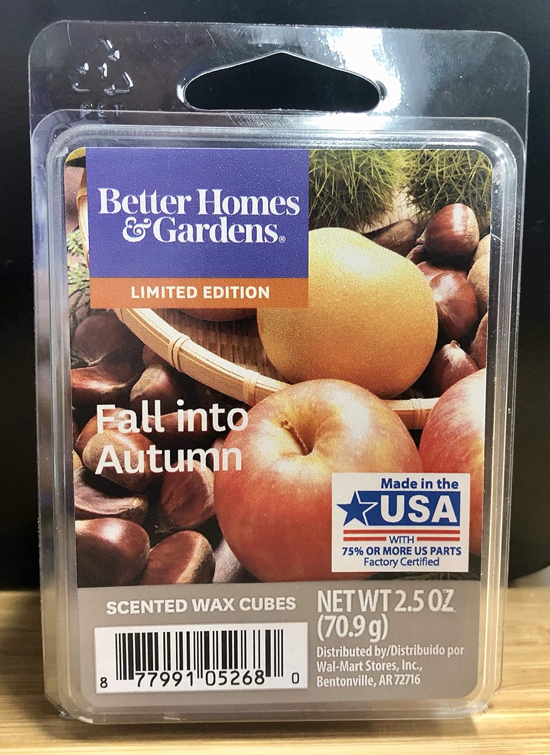 Better Homes and Gardens Fall Into Autumn Scented Wax Cubes 25 Ounce