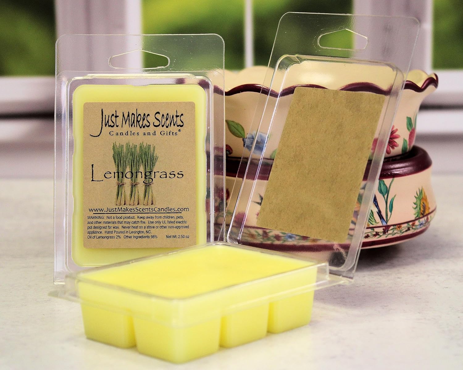 2 Pack Lemongrass Scented Soy Wax Melts