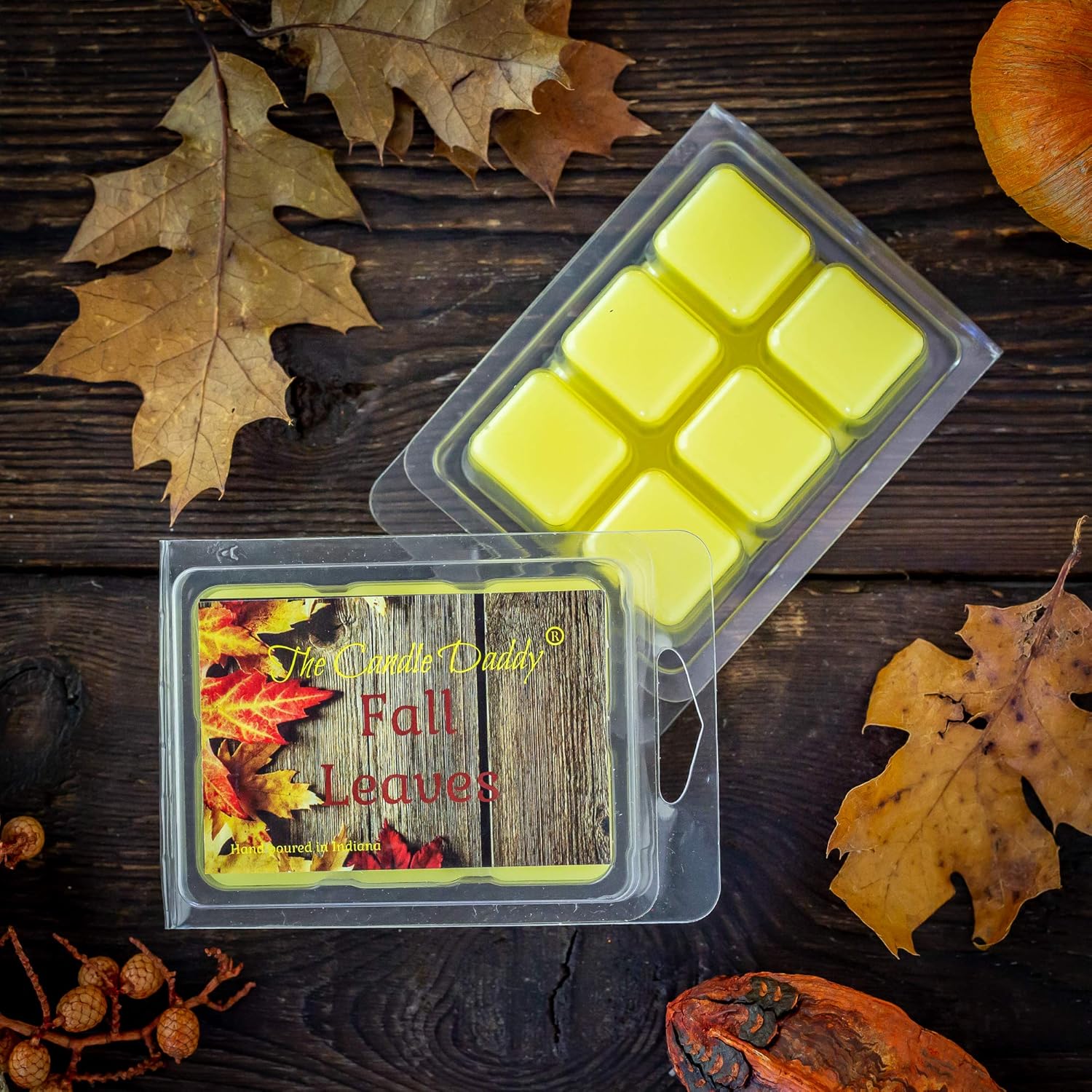 The Candle Daddy Fall Leaves - Autumn Scent - 5 Packs - 30 Cubes
