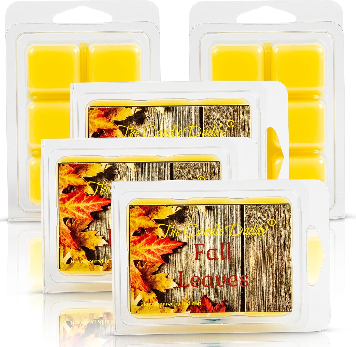 The Candle Daddy Fall Leaves - Autumn Scent - 5 Packs - 30 Cubes