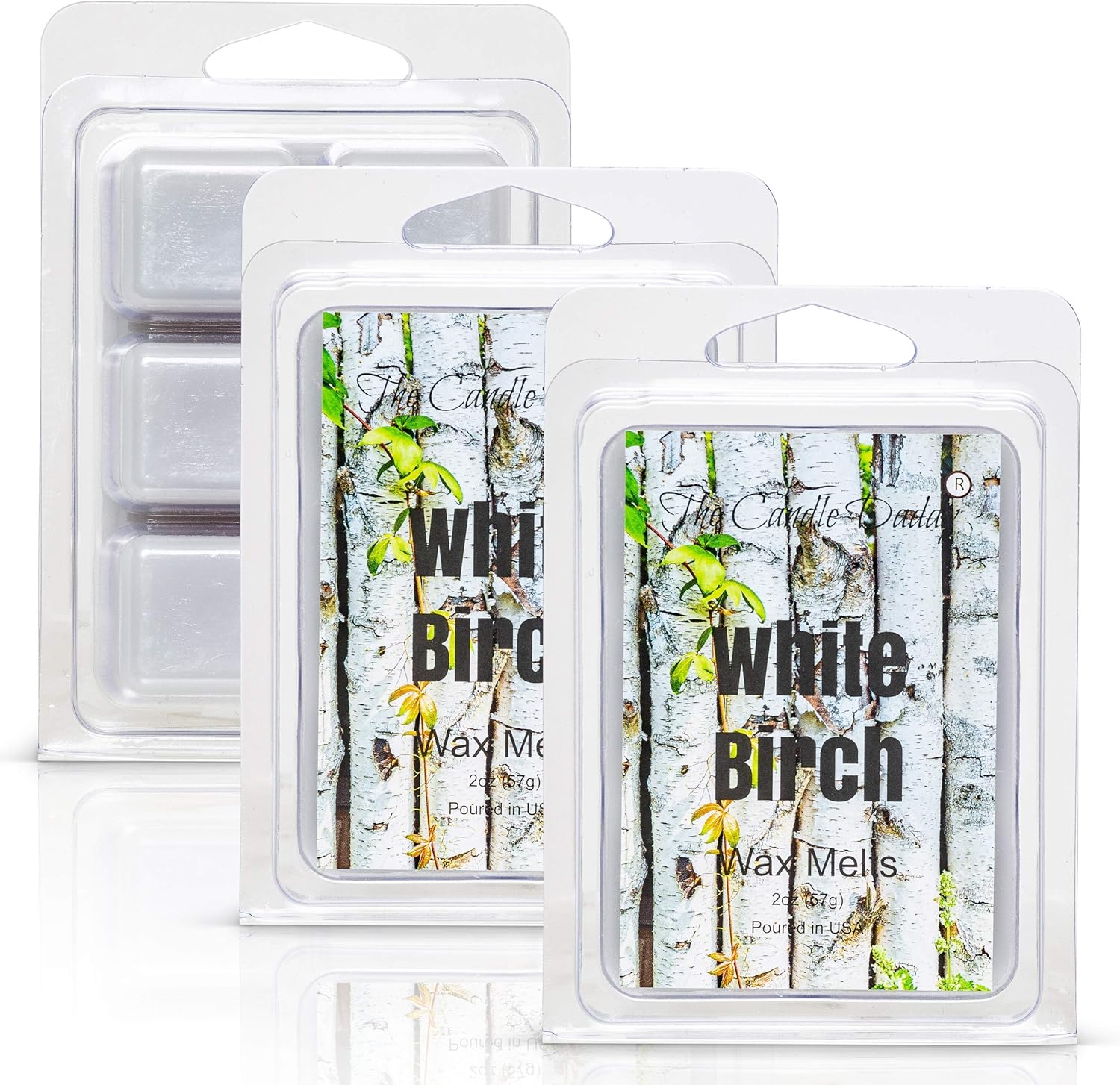 White Birch Scented Wax Cubes 2 Ounces 6 Cubes