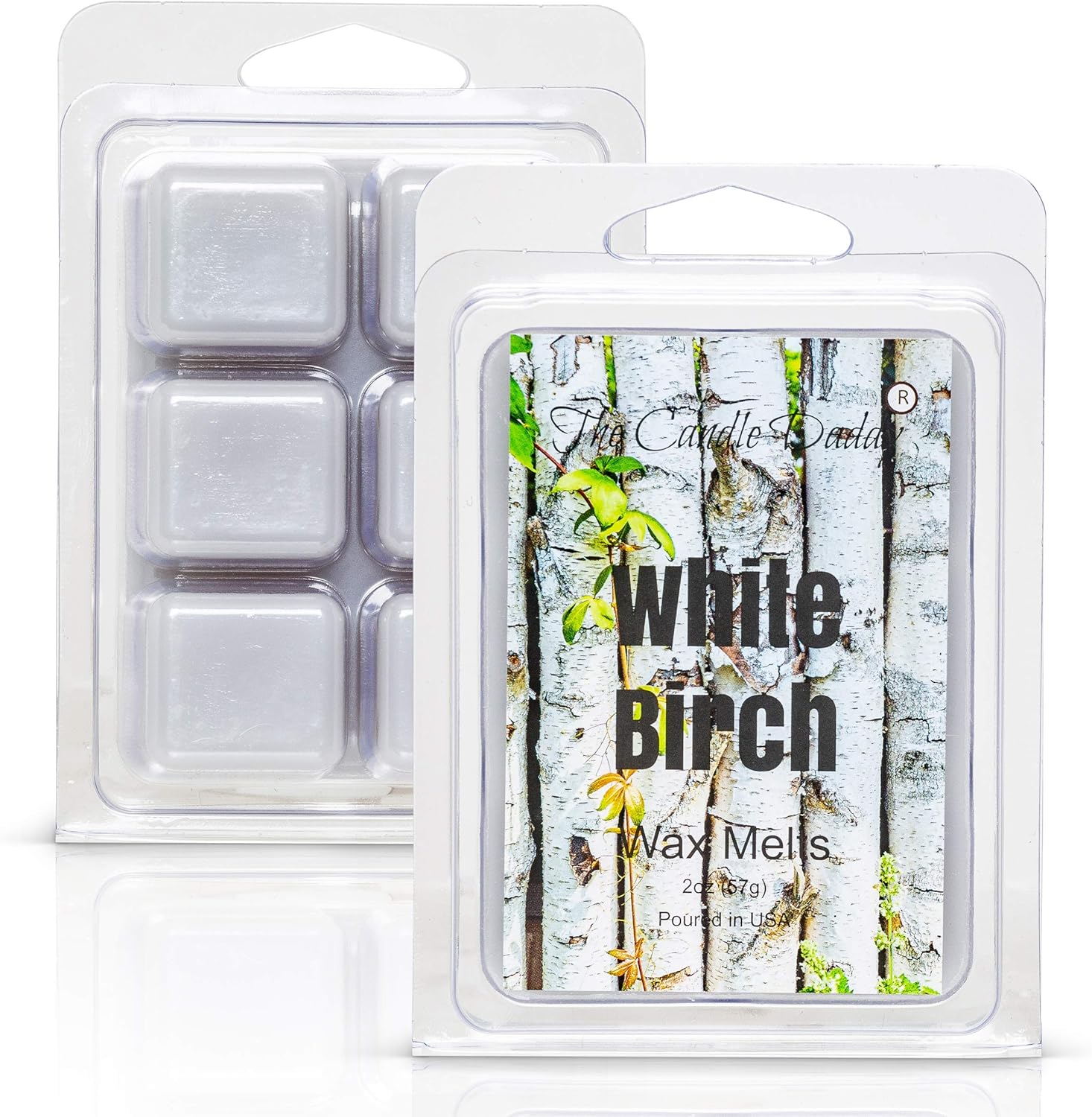White Birch Scented Wax Cubes 2 Ounces 6 Cubes
